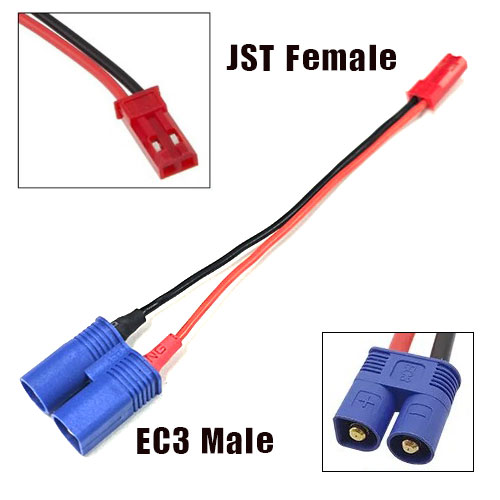 UP-ADP069 JST Female to EC3 Male adapter