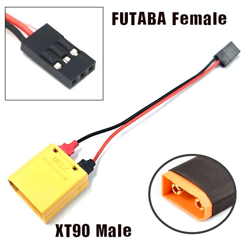 UP-ADP082 FUTABA Female to XT90 Male adapter