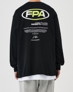 FPA 브랜드 로고 캐주얼 라운드 긴팔 티셔츠