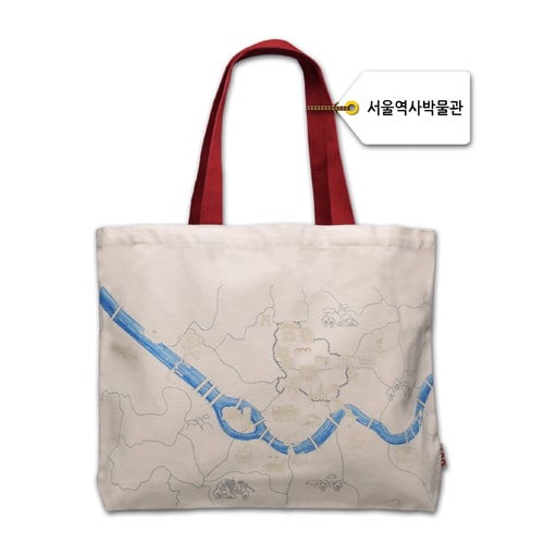 서울역사박물관_지도 에코백 제작 그린에코백